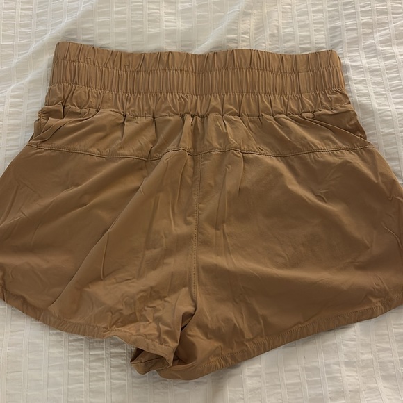 Women’s running shorts, Joy Lab, high waist, tan, worn once, size S - Picture 6 of 7